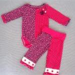 Baby girl outfit-onesie-hot..