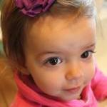 Olive green hair clip-girls..